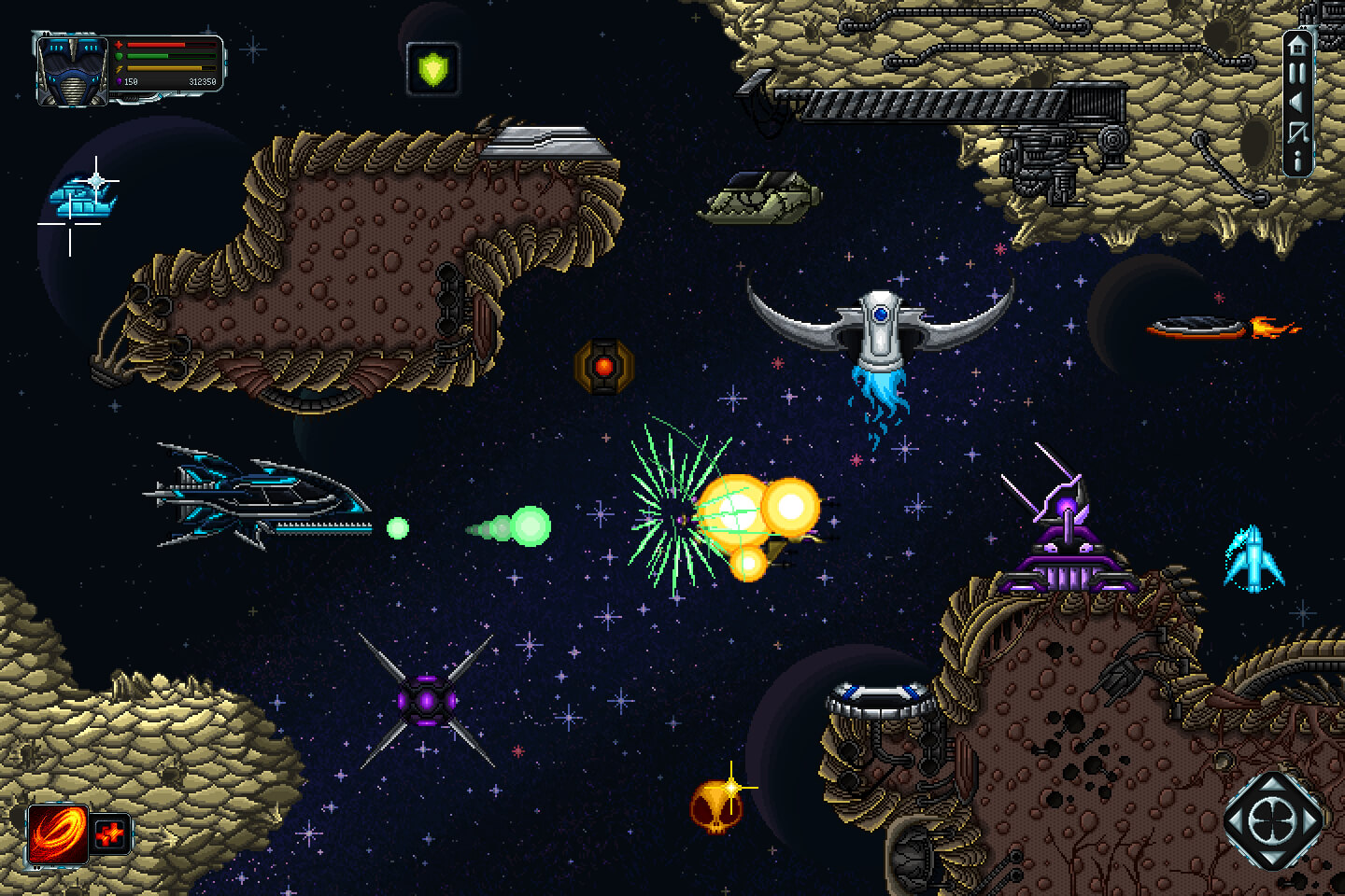 2D Game Assets / Projects / Space Shooter Game Kit Pixel Art Dribbble