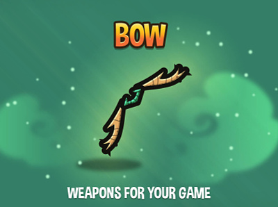 Bow 2D Weapons 2d bow game game asset game assets gamedev weapon