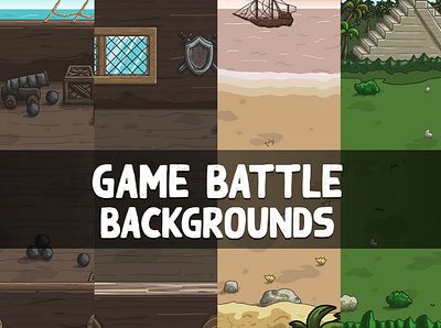 2D Battle Backgrounds 2d backgrounds fantasy game assets gamedev illustration