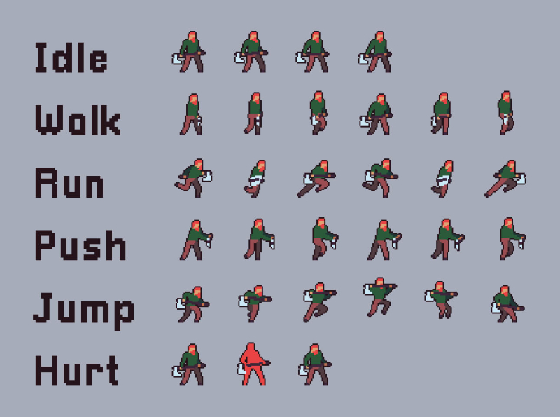 Dribbble - Free-3-Character-Sprite-Sheets-Pixel-Art2.jpg by 2D Game Assets