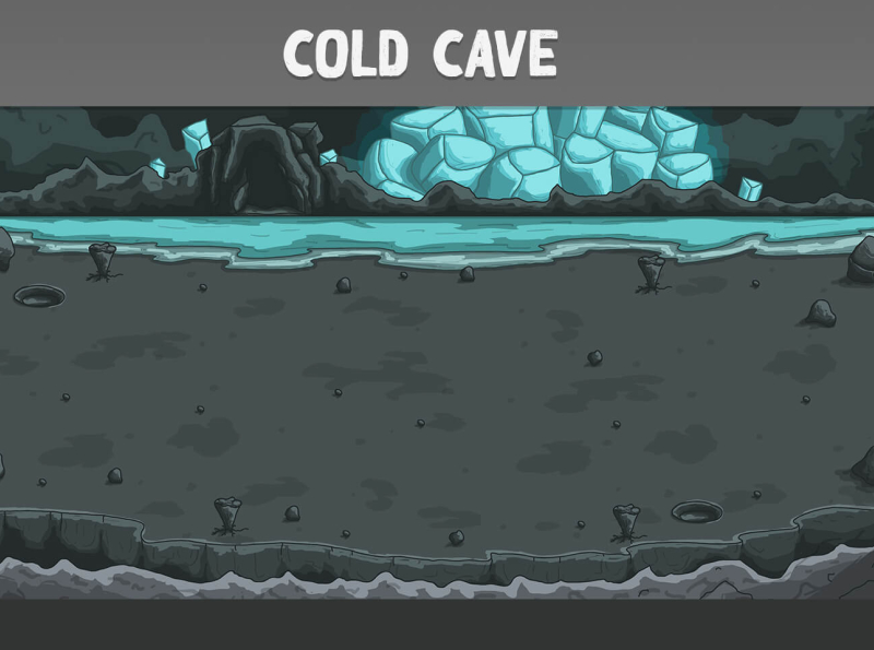 Cave Battle Game Backgrounds By 2D Game Assets On Dribbble