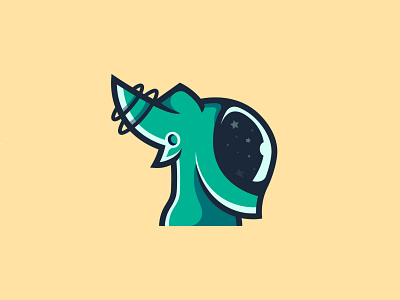 Alien E-Sport Mascot Logo Illustration