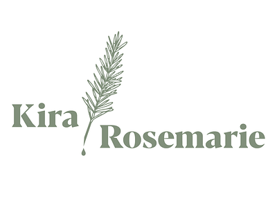 Kira Rosemarie brand brand identity branding branding and identity design identity logo logo design typography