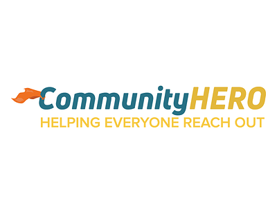 CommunityHERO brand brand identity branding identity logo volunteer