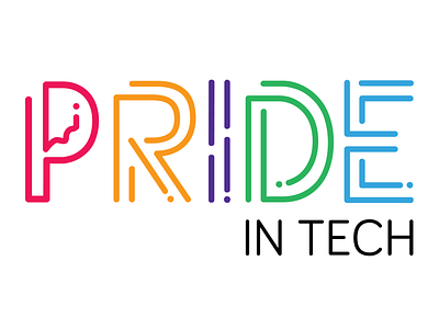 Pride IN Tech brand brand and identity identity indiana indianapolis lgbtq logo pride tech