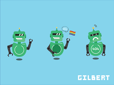Gilbert : Different Forms brand identity branding branding and identity design illustration robot vector