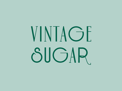 Vintage Sugar Custom Type