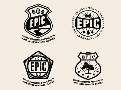 E.P.I.C. logo - BW black and white bw eco eco friendly environment epic logo