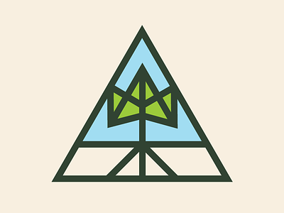 Guts Logo take3 geometric leadership logo roots tree triangle youth