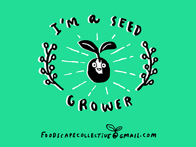 Seed Grower - color grow illustration seed seed bank seedling
