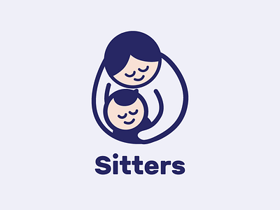 Sitters Logo babysitters childcare logo nanny startup weekend