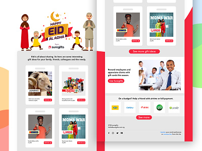 Eid al adha email design design email html ui uiux ux