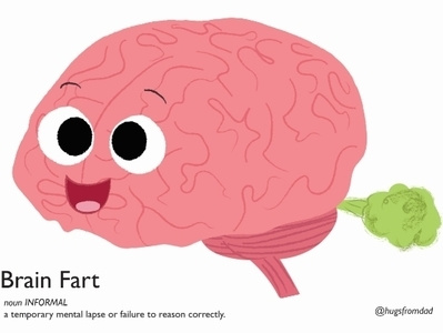 Brain Fart brain children childrens childrens illustrations cute funny illustration picturebook science
