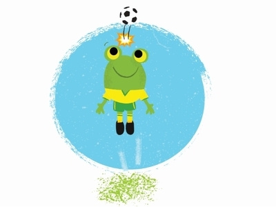 Frogball animals children childrens childrens illustrations cute illustration picturebook