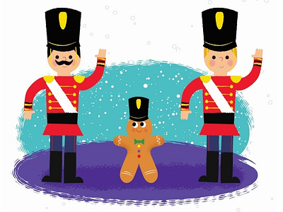 Gingerbread Boy boy children childrens childrens illustrations christmas cute illustration picturebook