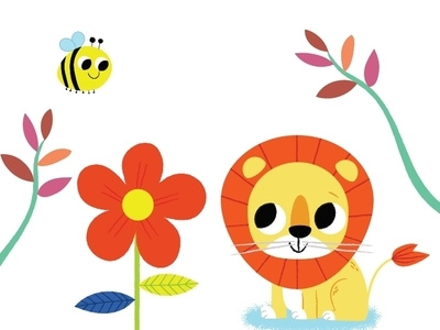 Baby Book Sample animals children childrens childrens illustrations cute design illustration picturebook vector
