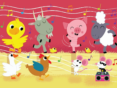 Happy Friday! animals children childrens childrens illustrations cute design illustration picturebook vector