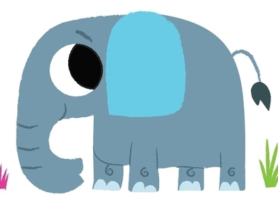 Ellie animals children childrens childrens illustrations cute design elephant illustration picturebook vector