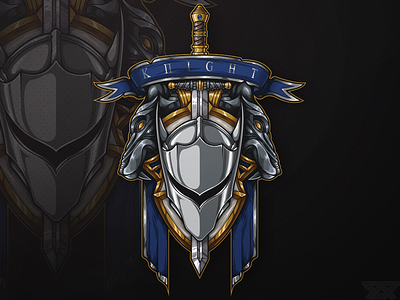 Knight Emblem art emblem graphic design illustration illustrator knight mascot