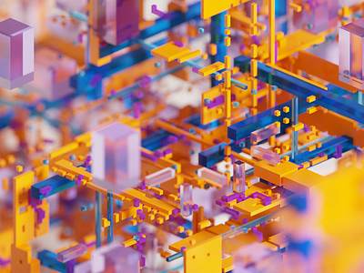 Abstract Voxels abstract magicavoxel voxel voxelart voxels welcome