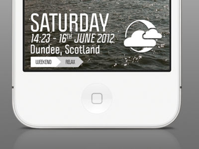 When + Where + Tags Concept date iphone tags time weather