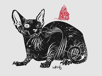 Tolerance I book cat chat editorial gato illustrateur illustration illustrator ilustrador magazine sphynx
