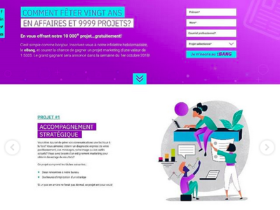 Campagne Vingt Ans adobexd illustration illustrator ilustrador page design