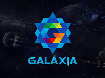 Galaxia 3d alien g galaxia galaxy logo science space stars technology ufo universe