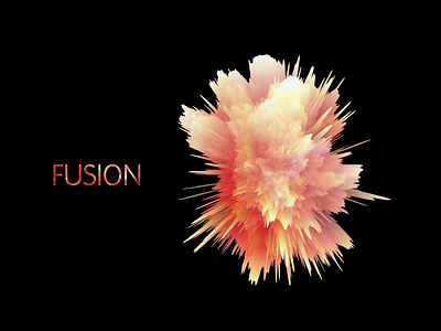 Fusion 3d abstract animation art black hole c4d colorful dust explosion mysterious noise noise ball nuclear fusion pigments planet science smoke speech recognition universe warm