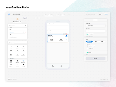 App Creation Studio app design ui ux web