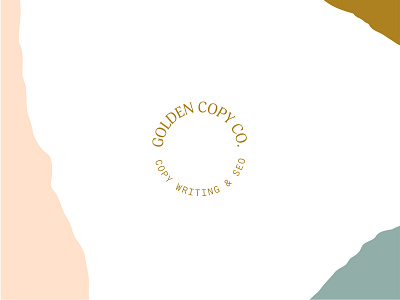 Golden Copy Co. Brand Identity branding design logo minimal typography