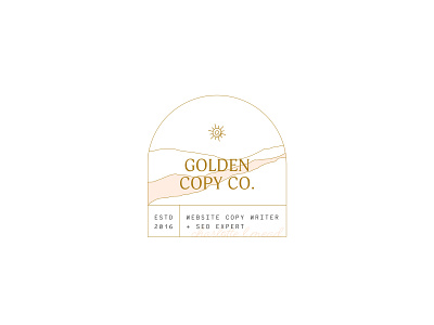 Golden Copy Co. Brand Identity