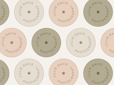 Lillie Davis Photography Brand Identity branding design logo minimal typography