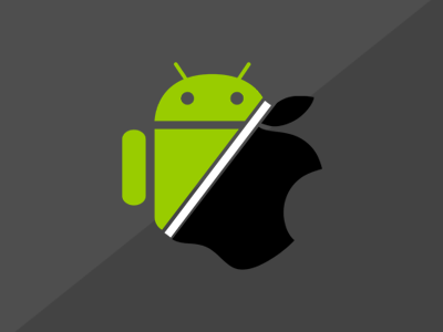 Android vs iOS - Showdown icon/logo android apple google ios logo vs