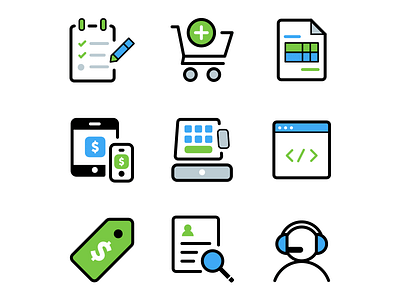 Product Icons iconography icons product