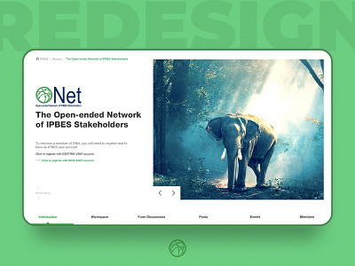 Onet Redesign blue design green homepage homepage redesign ipbes iucn minimal network non profit organization onet redesign stakeholders ui ux white white cat