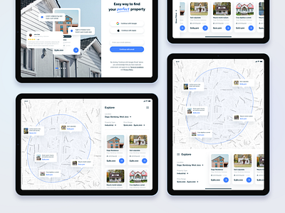 Real Estate Ipad Apps apartment app clean design figma home house ios ipad minimalist pro[erties product design property real estate rent tablet ui ux
