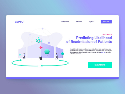 Zepto-Healthcare services Demo Landing page design ui ui ux ui design uidesign user experience user interface ux uxdesign web design