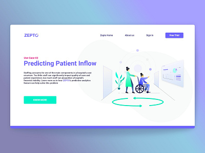 "Zepto for Healthcare Services" (Demo) landing page illustraion interface ui ui ux ui design user experience user interface userinterface ux ux ui uxdesign web design
