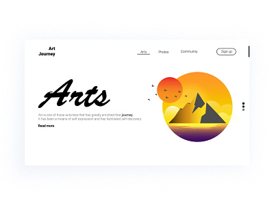 Art Journey -  Landing Page