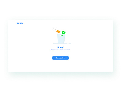 Zeptolytics - password link expired