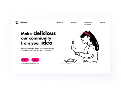 Food recipe sharing platform design dribbble illustraion minimal ui ui ux ui design uidesign user experience user interface userinterface ux ux ui uxdesign