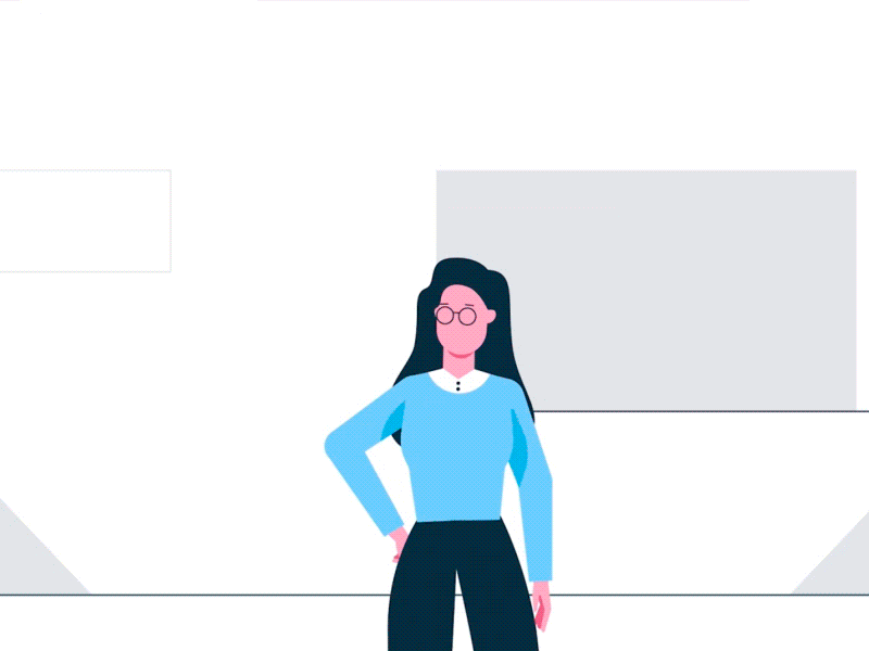 Explainer Animation 2d animation after effects animation character animation design gif illustration loop motion motion design