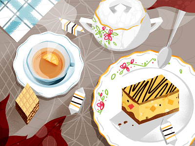 Big hug to grandmas! babci day dzień foodillustration grandmas polishillustration