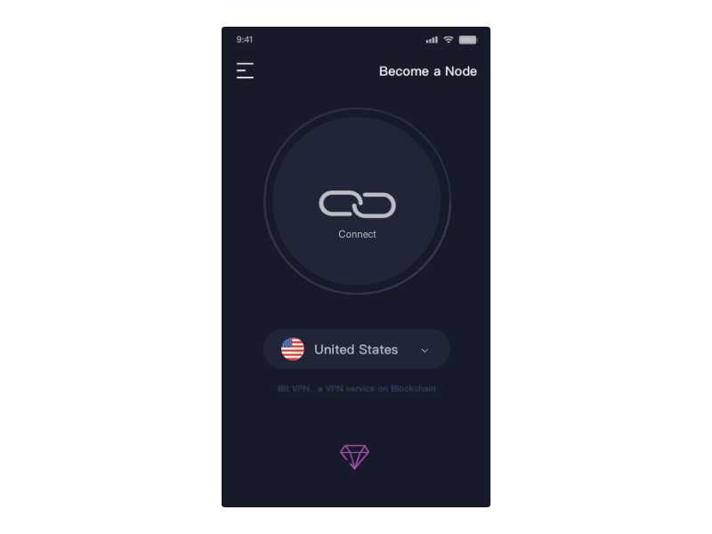 Connect VPN app design ui ux 动画
