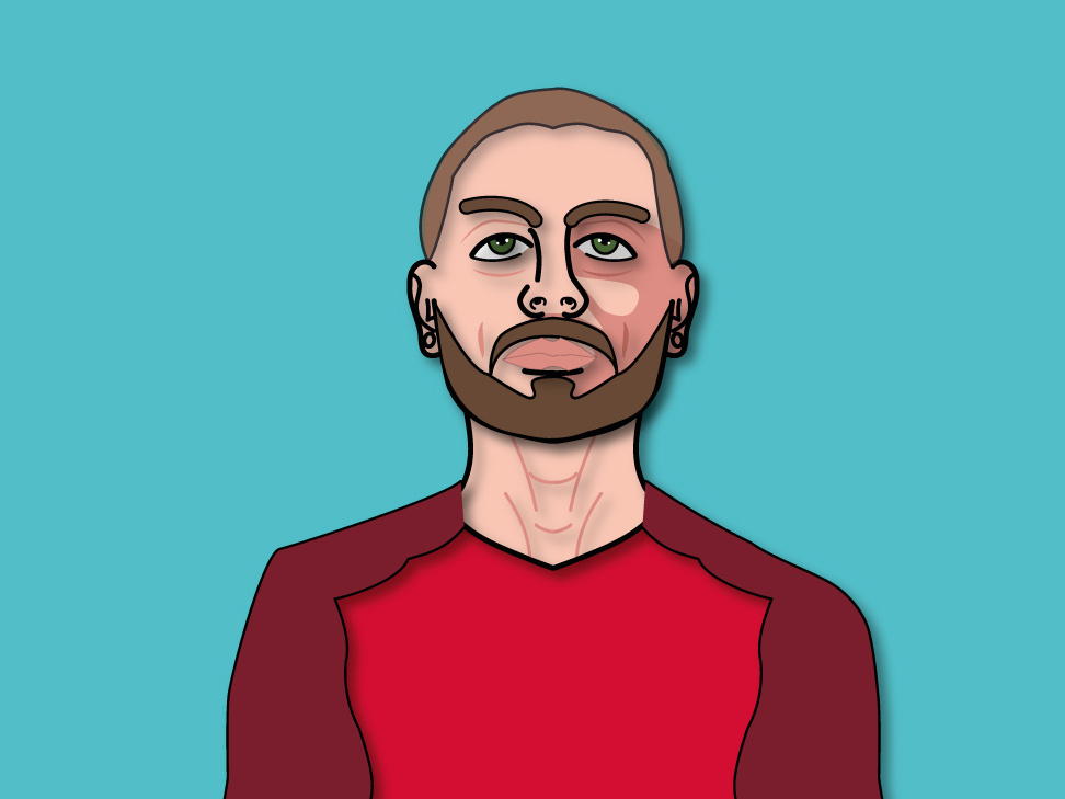 Soccer Player Avatar by fkucuker on Dribbble