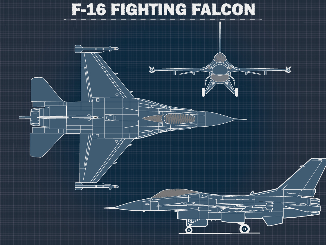 F-16 Blueprint.
