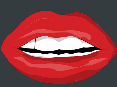 Lips design illustration