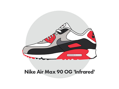 Airmax airmax90 illustration nike shoe shoes
