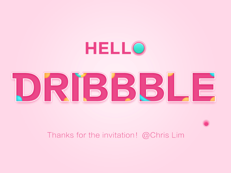 Hello, dribbble